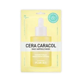 [PLAN36.5] Ceracara Snail Daily Hydration Mask (10 Sheets) | Boost Elasticity & Strengthen Moisture Barrier | Vegan Certified| Made in Korea