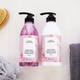 [PLAN36.5] Perfumed Body Care Set - Violet & Musk | Long-Lasting Fragrance & Moisturizing Care Made in Korea