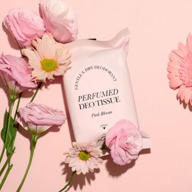 [PLAN36.5] PLAN36.5 Perfumed Deo Tissue Pink Bloom (15 Sheets) | Odor Control, Skin Soothing, Refreshing Scent,  Travel-Friendly! Made in Korea