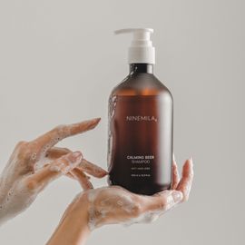 [NINEMILA] Beer Yeast (Calming Beer) Hair Loss Shampoo 500ml - Patent-Protected Beer Yeast & Collagen for Gentle Scalp Care  Made in Korea