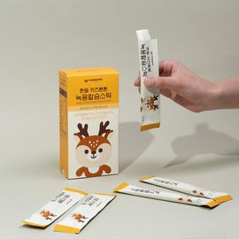 [HANDONG] Deer Antler Institute  Kids Strong Deer Antler Calcium Stick with Zinc Plus - Children's Deer Antler and Calcium Health Snack, made in Korea