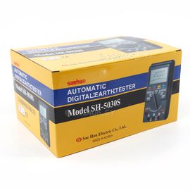 SAEHAN Digital Automatic Ground Resistance meter SH-5030S, AC30V 0~30V, Bag + 2-wire lead, Electroscope SH-802F
