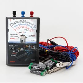 SAEHAN Analog Multi-function Insulation/Ground Tester SH-5080A, 2-wire measurement possible, Insulation resistance (MΩ) 10/100/1000, Ground resistance (Ω) 1000, AC600V, Output AC500V