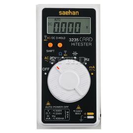 SAEHAN Pocket Size Digital Multi-Tester SH-3235, Measuring Functions for AC/DC Voltage, Diode, Resistance, Continuity, Condenser, Frequency, Transistor