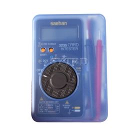 SAEHAN Pocket Size Digital Multi-Tester SH-3235, Measuring Functions for AC/DC Voltage, Diode, Resistance, Continuity, Condenser, Frequency, Transistor