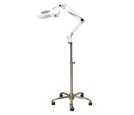 SEKI_OPTICAL 3, 5, 8X Illuminated Magnifying Glass SK-101 with 127mm Lens, Built-In 22W Lamp, Adjustable Joint Structure, and High-Tensile Spring, Stand Type