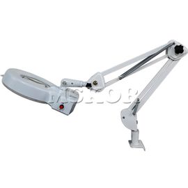 SEKI_OPTICAL 3X Illuminated Magnifying Glass SK-103 with 127mm Lens, Built-In 22W Lamp, Adjustable Joint Structure, and High-Tensile Spring, Clip Type