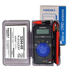 HIOKI CARD HiTESTER 3244-60, Card-style Pocket Digital Multimeter for General Electrical Maintenance and Testing