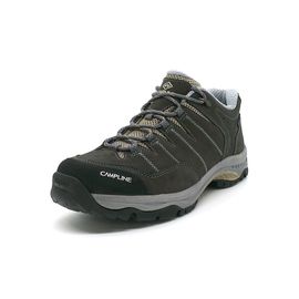 [CAMPLINE] Decker Hiking Shoes - Charcoal Color, Men’s, Lightweight, Waterproof, Ankle Protection for Safe Hiking, Made in Korea