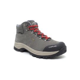 [CAMPLINE] Hike Hiking Boots, Gray – Women’s, Classic Design, Premium Waterproof Leather, Ankle Support for a Stable Fit, Made in Korea
