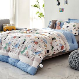 Chimguchingu Hello Dino Modal Bedding 1Colors _ Antibacterial 99.9%, Soft & Hypoallergenic Kids Bedding _ Made In Korea