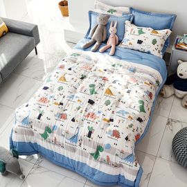 Chimguchingu Hello Dino Modal Bedding 1Colors _ Antibacterial 99.9%, Soft & Hypoallergenic Kids Bedding _ Made In Korea