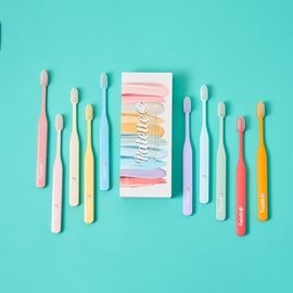 ORADENSE Palette Pastel Soft Toothbrush Set (10 pcs) – Ultra-Soft Bristles · Compact Head · Eco-Friendly Packaging _ Made in Korea
