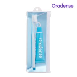 ORADENSE Tartar Care Travel Toothbrush & Toothpaste Set