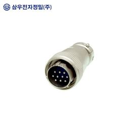 SAMWOO ELECTRONICS SCC-2110P Circular Connector Plug Type 10 Pin High-Precision Industrial Power Signal Connector Made in Korea Genuine