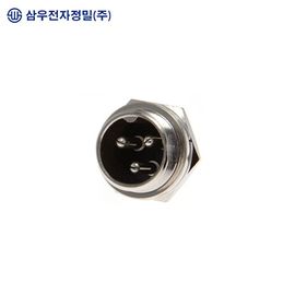 SAMWOO ELECTRONICS SCN-1603R Circular Connector Receptacle Type 3 Pin High-Precision Industrial Panel Mount Socket Made in Korea Genuine