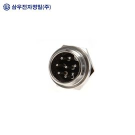 SAMWOO ELECTRONICS SCN-1608R Circular Connector Receptacle Type 8 Pin High-Precision Industrial Panel Mount Socket Made in Korea Genuine