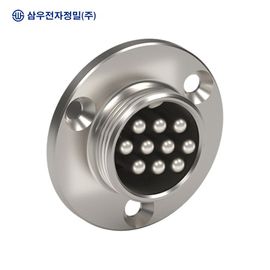 SAMWOO ELECTRONICS SCK-20-10R Circular Connector Receptacle Type 10 Pin High-Density Industrial Panel Mount Socket Made in Korea Genuine