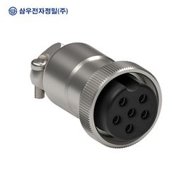 SAMWOO ELECTRONICS SCK-20-6P Circular Connector Plug Type 6 Pin Industrial Electrical Power Plug Made in Korea High Precision Genuine