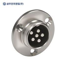 SAMWOO ELECTRONICS SCK-20-6R Circular Connector Receptacle Type 6 Pin Industrial Panel Mount Socket Made in Korea Genuine Quality