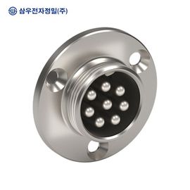 SAMWOO ELECTRONICS SCK-20-8R Circular Connector Receptacle Type 8 Pin Industrial Panel Mount Socket Made in Korea Genuine High Precision