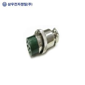 SAMWOO ELECTRONICS SCK-25-10P Circular Connector Plug Type 10 Pin Heavy Duty Industrial Multi-Channel Plug Made in Korea Genuine