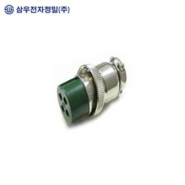 SAMWOO ELECTRONICS SCK-25-4P Circular Connector Plug Type High Performance 4 Pin Industrial Power Connector Made in Korea