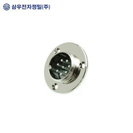 SAMWOO ELECTRONICS SCK-25-8R Circular Connector Receptacle Type 8 Pin Heavy Duty Industrial Panel Mount Socket Made in Korea Genuine