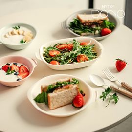 [MYTEM] NEW Buddyware 8P Package Set (White & Gray) Lightweight and durable BPA-FREE multipurpose tableware – Made in Korea