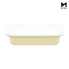 [Mytem] Gelato Induction Enamel Tray L - Cookware with Gentle Colors and Exceptional Functionality, Made in Korea