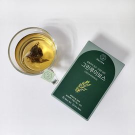 [GOOD FARMER] Organic Green Rooibos 1.5g x 10T – Premium Non-Fermented Herbal Tea ,Made in Korea