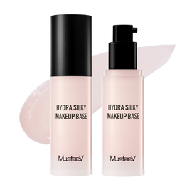[MUSTAEV]  Special Set , Skinny Fit Coverlasting Foundation ,  Hydra Silky Makeup Base 30ml + (Free Gift) 2 Sponges,  Made in Korea 