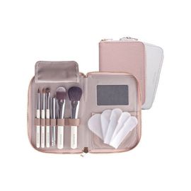 [MUSTAEV] KOWONHYE 6-Piece Brush Set [Portable Brush] _ A Short-Handle Brush Set Infused with the Expertise of K-Beauty Makeup Artist Kowonhye