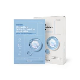 Fionette Derma Care Whitening Moisture Repair Mask 10 Sheets – Brightening & Deep Hydration Sheet Mask, Intensive Ampoule Essence, Skin Tone Repair _ Made in Korea