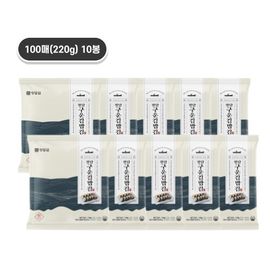 Jeongdamgim Crispy Gimbap Seaweed Made from 100% Premium Korean Laver 22g (10 Sheets) – Freshness & Flavor in Every Sheet