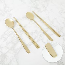 SEOCHON License Titanium Cutlery Set for Two _ Timeless Design & Premium Quality _Made In Korea