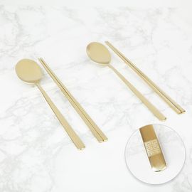 SEOCHON  Hee Titanium Cutlery Set for Two_Timeless Design & Premium Quality _Made In Korea