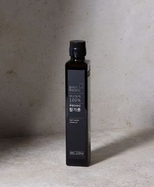 QUEENBUCKET Korean Cold-Pressed Sesame Oil  200ml  _ 100% Korean Sesame Seeds, Premium Raw Sesame Oil _ Made in Korea