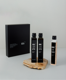 QUEENSBUCKET Korean Sesame Oil · Perilla Oil · Sesame Seeds 200ml Set _ Premium Korean Cold-Pressed Oils & Seeds
