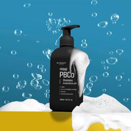 Prime PBCO Shampoo 500ml 16.9fl.oz. – 10,000 ppm Caffeine, Hair Loss Relief, Volumizing, Mild Acidic Formula with Biotin & Coenzyme Q10 _ Made in KOREA