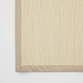 HANSSEM Natural Bamboo Rug Mat 100×150 – Non-Slip Backing, Breathable, Eco-Friendly Summer Mat, Hygienic & Foldable with Storage Bag