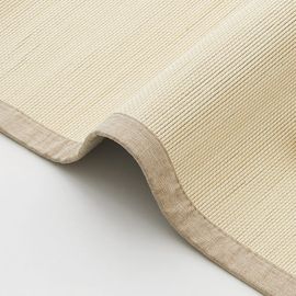 HANSSEM Natural Bamboo Rug Mat 100×150 – Non-Slip Backing, Breathable, Eco-Friendly Summer Mat, Hygienic & Foldable with Storage Bag