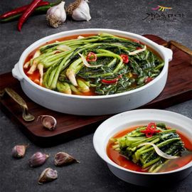 Authentic Korean Young Radish Kimchi 2kg – Refreshing & Tangy Yeolmu Kimchi by Gangsooni Myeongga