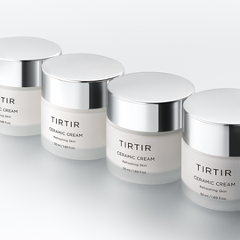 TIRTIR Ceramic Cream for 100 Hour Long Lasting Deep Hydration and Radiant Glass Skin Luster Finish  _ Made in Korea 