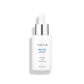 TIRTIR PHA 15% Water Peeling Serum for Gentle Exfoliation Smooth Texture and Radiant Hydrated Skin _ Made in Korea 
