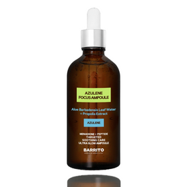 REJUMELA Barrito Azulene K Focus Ampoule 100ml – High-Potency Azulene & Propolis Calming & Brightening Ampoule _ Made in KOREA