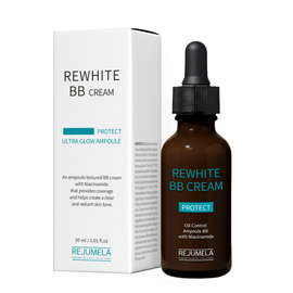 REJUMELA Re-White BB Cream 30ml – Dual-Functional Medical BB for Tone-Up, Spot Care & Ampoule-Like Radiant Skin _ Made in KOREA