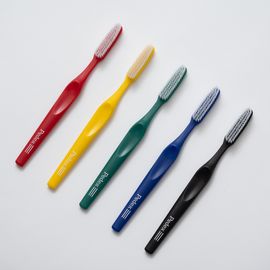 Pedex Germany Embossed Ultra-Soft Long Toothbrush 5-Pack | Perlon German Bristles | Clinically Tested Tartar Removal Toothbrush