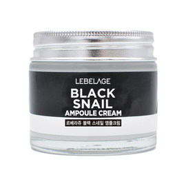 LEBELAGE Black Snail Ampoule Cream for Deep Nutrition Elasticity and Radiant Skin Barrier Care 70ml _ Made in Korea