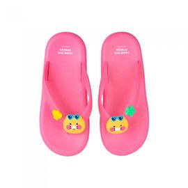 Kakao Friends Choonsik Thong Beach Slippers / Indoor Shoes | Lightweight Durable PVC | Unisex Couple Item | Designed in Korea